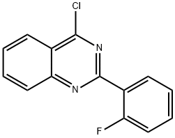 4-CHLORO-2-(2-FLUORO-PHENYL)-QUINAZOLINE Structural