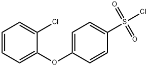 4-(2-CHLOROPHENOXY)BENZENESULFONYL CHLORIDE Structural