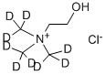 CHOLINE CHLORIDE (TRIMETHYL-D9) Structural