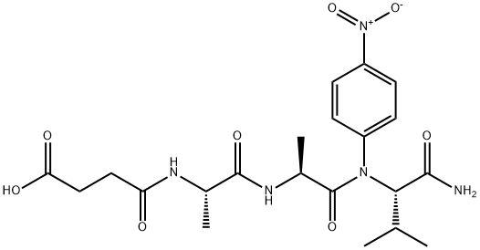 N-SUCCINYL-ALA-ALA-VAL P-NITROANILIDE Structural