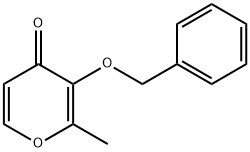 3-(BENZYLOXY)-2-METHYL-4H-PYRAN-4-ONE Structural