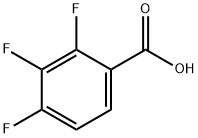 2,3,4-Trifluorobenzoic acid Structural