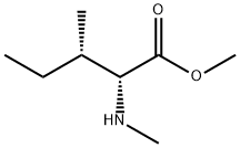 D-Alloisoleucine, N-methyl-, methyl ester (9CI) Structural