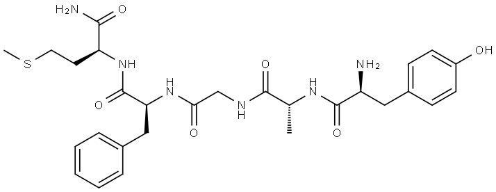 H-TYR-D-ALA-GLY-PHE-MET-NH2