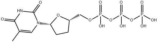 Thymidine 5-(tetrahydrogen triphosphate), 3-deoxy- Structural