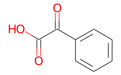 Benzoylformic acid Structural Picture