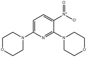 4-(6-MORPHOLINO-3-NITRO-2-PYRIDYL)MORPHOLINE Structural