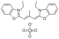 3,3''-DIETHYL-9-METHYLOXACARBOCYANINE PERCHLORATE Structural