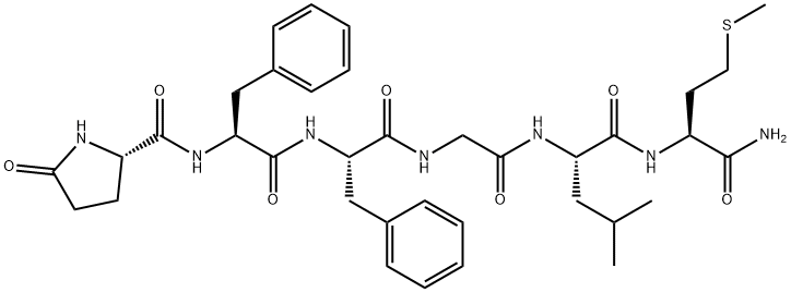 PYR-PHE-PHE-GLY-LEU-MET-NH2 Structural