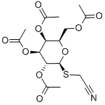 CYANOMETHYL 2,3,4,6-TETRA-O-ACETYL-1-THIO-BETA-D-GALACTOPYRANOSIDE Structural