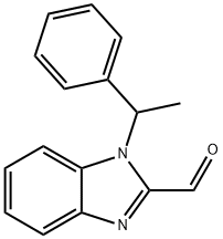 1-(1-PHENYL-ETHYL)-1H-BENZOIMIDAZOLE-2-CARBALDEHYDE Structural