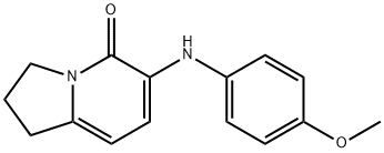 6-(4-METHOXYPHENYLAMINO)-2,3-DIHYDRO-1H-INDOLIZIN-5-ONE