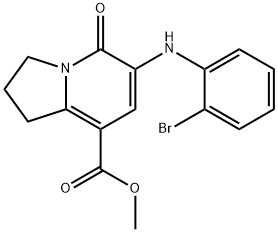 METHYL 6-(2-BROMOPHENYLAMINO)-5-OXO-1,2,3,5-TETRAHYDROINDOLIZINE-8-CARBOXYLATE