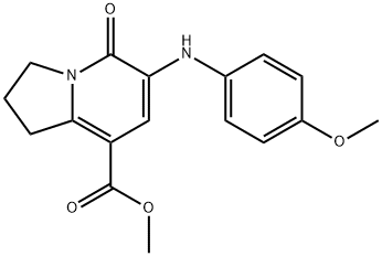 METHYL 6-(4-METHOXYPHENYLAMINO)-5-OXO-1,2,3,5-TETRAHYDROINDOLIZINE-8-CARBOXYLIATE