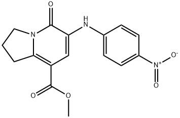 METHYL 6-(4-NITROPHENYLAMINO)-5-OXO-1,2,3,5-TETRAHYDROINDOLIZINE-8-CARBOXYLATE