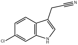 6-CHLOROINDOLE-3-ACETONITRILE Structural