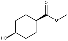 trans-Methyl4-hydroxycyclohexanecarboxylate Structural