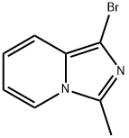 1-Bromo-3-methyl-imidazo[1,5-a]pyridine Structural