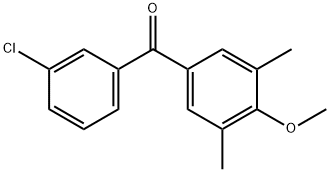 3-CHLORO-3',5'-DIMETHYL-4'-METHOXYBENZOPHENONE