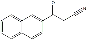 3-naphthalen-2-yl-3-oxo-propanenitrile Structural