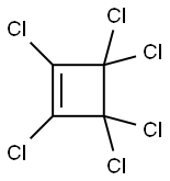 hexachlorocyclobutene  Structural