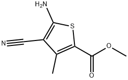 2-AMINO-3-CYANO-4-METHYL-5-CARBMETHOXY THIOPHENE