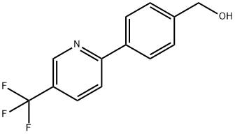 4-[5-(Trifluoromethyl)pyridin-2-yl]benzyl alcohol Structural