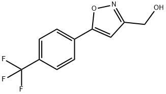 5-[4-(TRIFLUOROMETHYL)PHENYL]-3-ISOXAZOLEMETHANOL Structural