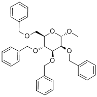 Methyl 2,3,4,6-Tetra-O-benzyl-a-D-mannopyranoside Structural