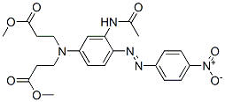 methyl N-[3-(acetylamino)-4-[(4-nitrophenyl)azo]phenyl]-N-(3-methoxy-3-oxopropyl)-beta-alaninate   
