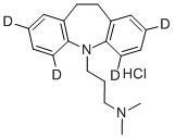 IMIPRAMINE-2,4,6,8-D4 HCL Structural