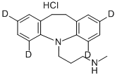 DESIPRAMINE-2,4,6,8-D4 HCL Structural