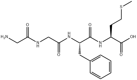 (DES-TYR1)-MET-ENKEPHALIN Structural