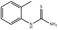 N-(2-Methylphenyl)thiourea Structural