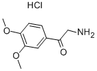 2-(3,4-DIMETHOXY-PHENYL)-2-OXO-ETHYL-AMMONIUM, CHLORIDE Structural