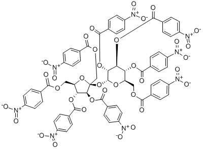 OCTA-O-P-NITROBENZOYL SACCHAROSE Structural