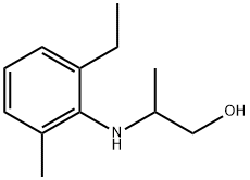 2-[(2-ETHYL-6-METHYLPHENYL)AMINO]-1-PROPANOL Structural