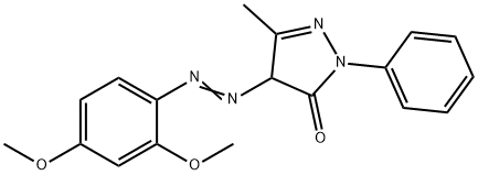 4-[(2,4-dimethoxyphenyl)azo]-2,4-dihydro-5-methyl-2-phenyl-3H-pyrazol-3-one       