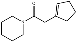 Piperidine, 1-(1-cyclopenten-1-ylacetyl)- (9CI) Structural