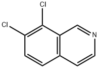 7,8-Dichloroisoquinoline Structural