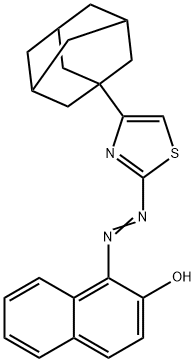 1-[4-(1-Adamantyl)-2-thiazolylazo]-2-naphthol