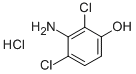 2,4-Dichloro-3-aminophenol hydrochloride Structural