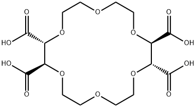 (+)-(18-CROWN-6)-2,3,11,12-TETRACARBOXYLIC ACID Structural