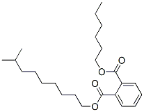 hexyl isodecyl phthalate Structural