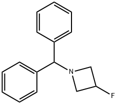 1-Benzhydryl-3-fluoroazetidine Structural