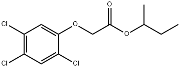 butan-2-yl 2-(2,4,5-trichlorophenoxy)acetate Structural