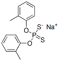 sodium O,O-bis(methylphenyl) dithiophosphate Structural