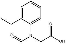 Glycine, N-(2-ethylphenyl)-N-formyl- (9CI) Structural