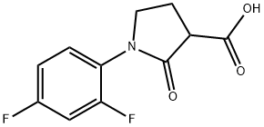 1-(2,4-DIFLUOROPHENYL)-2-OXOPYRROLIDINE-3-CARBOXYLIC ACID