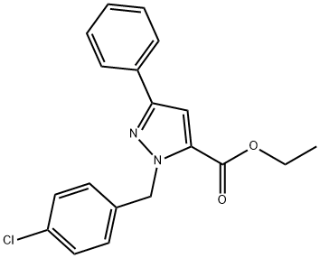 ETHYL 1-(4-CHLOROBENZYL)-3-PHENYL-1H-PYRAZOLE-5-CARBOXYLATE